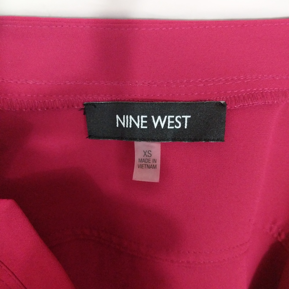 Nine West Women's Long-Sleeve Crepe Top - Picture 5 of 5